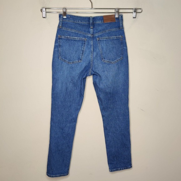 Madewell Jeans High Rise Slim Boy Jean Moorland Wash - Picture 8 of 11